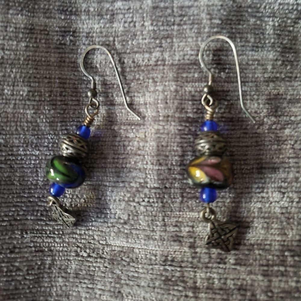 Beautiful Italian Glass Earrings